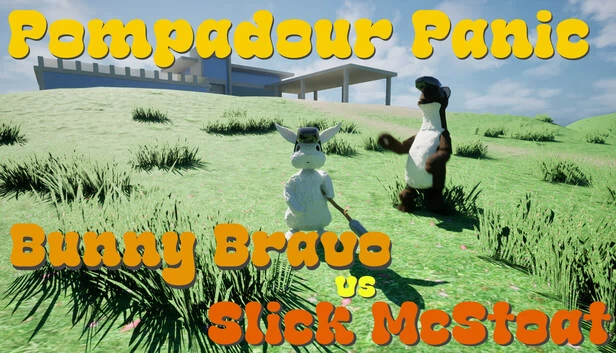 蓬帕杜尔恐慌：兔布拉沃对决滑头麦克斯托特（Pompadour Panic: Bunny Bravo vs Slick McStoat） 游戏封面