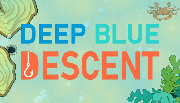 深蓝色下降（Deep blue descent） 游戏封面