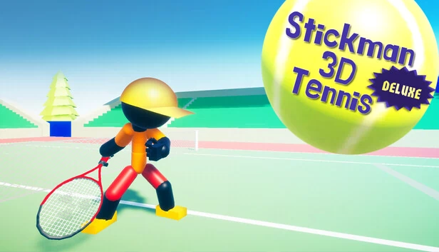 火柴人3D网球豪华版（Stickman 3D Tennis DELUXE） 游戏封面
