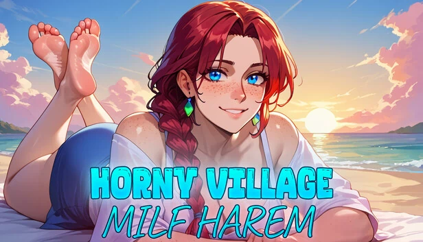 Horny Village: Milf Harem 游戏封面
