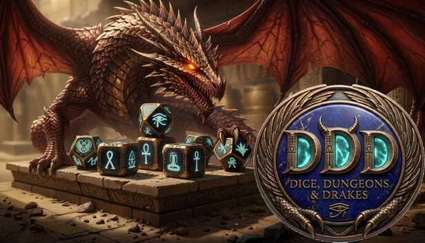 DDD：骰子、地下城与龙裔（DDD: Dice, Dungeons, and Drakes） 游戏封面