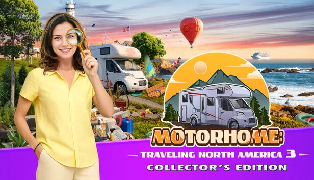 房车：北美之旅3 收藏版（Motorhome: Traveling North America 3 Collector's Edition） 游戏封面