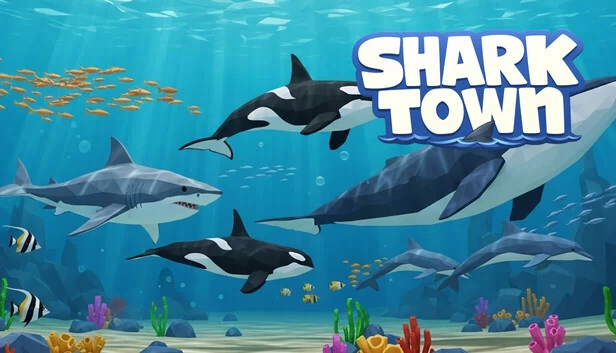 鲨鱼小镇：儿童与幼儿海洋游戏（Shark Town: Kids and Toddlers Ocean Game） 游戏封面