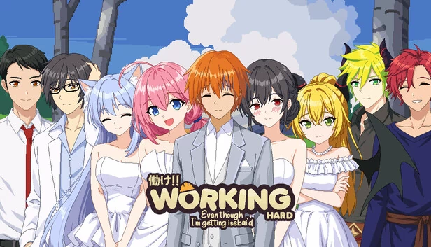 工作吧！- 努力工作！即使我被传送到异世界！（Hatarake! - Working Hard! Even though I getting isekai'd!） 游戏封面