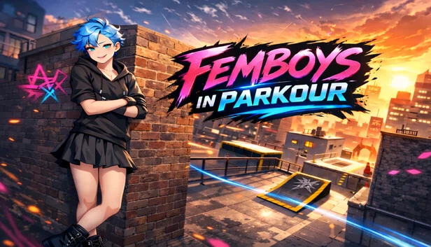 公园酷跑中的伪娘（Femboys in Parkour） 游戏封面