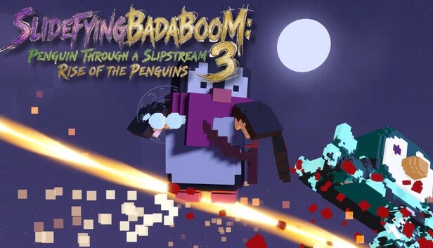 滑翔大爆炸企鹅穿越滑流：企鹅崛起3（SlidefyingBadaBoom Penguin through a Slipstream: Rise of the Penguins 3） 游戏封面