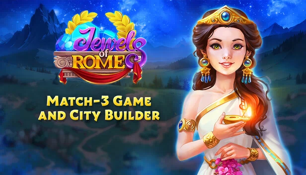 罗马珠宝：三消游戏与城市建造者（Jewels of Rome: Match-3 Game and City Builder） 游戏封面