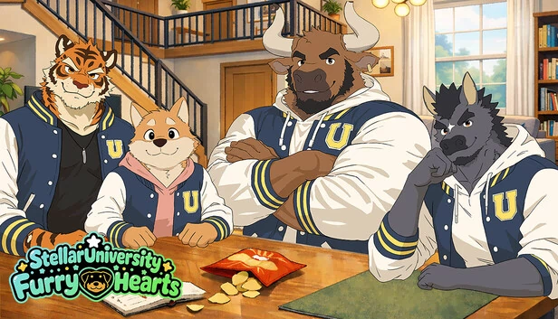 星际大学：毛茸茸之心（StellarUniversity:FurryHearts） 游戏封面