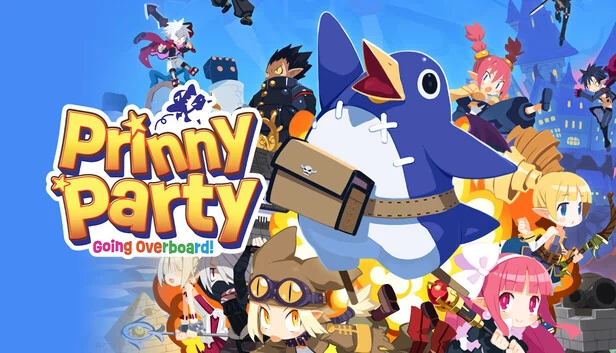 魔界战记：普林尼派对 - 失控大冒险！（Prinny Party: Going Overboard!） 游戏封面