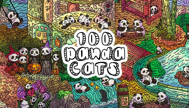100只熊猫猫(100 Panda Cats) 游戏封面