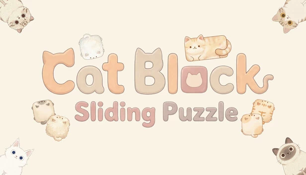 猫咪方块 - 滑动拼图（Cat Block - Sliding Puzzle） 游戏封面