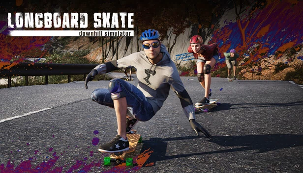 长板速降滑板模拟器（Longboard Skate Downhill Simulator） 游戏封面