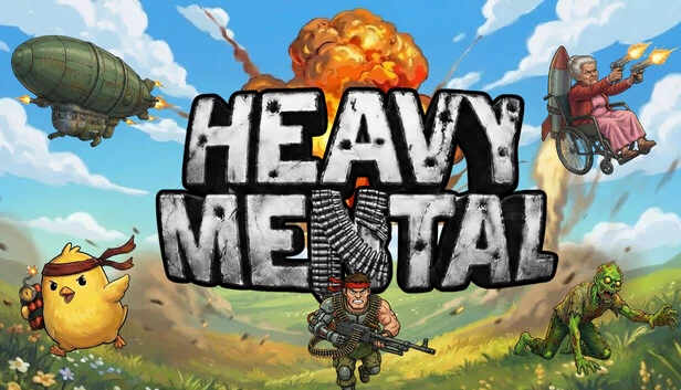 Heavy Mental：合作动作 Roguelite（Heavy Mental: A Co-op Action Roguelite） 游戏封面