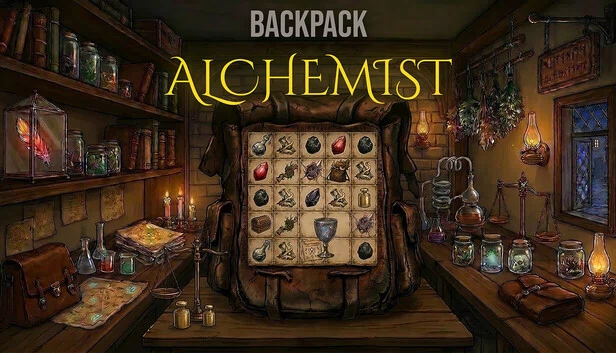 背包炼金术士：中世纪商店模拟器（Backpack Alchemist: Medieval Shop Simulator） 游戏封面