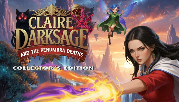 克莱尔·暗裔与暗影之死 收藏版（Claire Darksage and the Penumbra Deaths Collector's Edition） 游戏封面