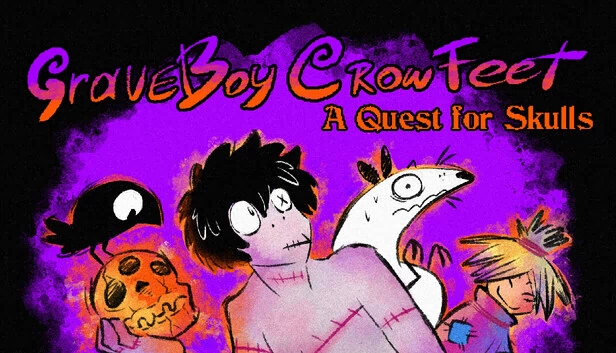 墓男孩：乌鸦脚——骷髅之旅（GraveBoy CrowFeet - A Quest for Skulls） 游戏封面
