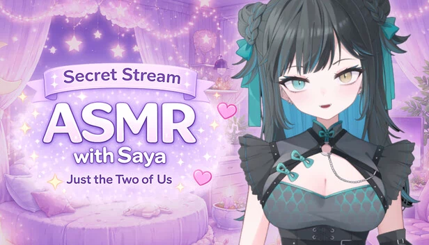 秘密直播 ASMR 与纱耶：只有我们两人（Secret Stream ASMR with Saya: Just the Two of Us） 游戏封面