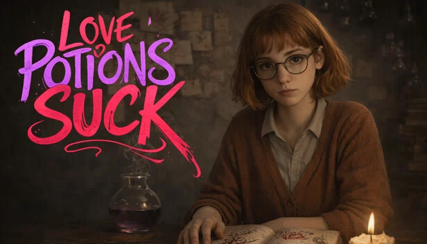 爱情药水真烂：视觉小说（Love Potions Suck: A Visual Novel） 游戏封面