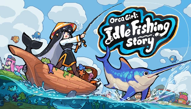 虎鲸少女：放置钓鱼故事（Orca Girl: Idle Fishing Story） 游戏封面