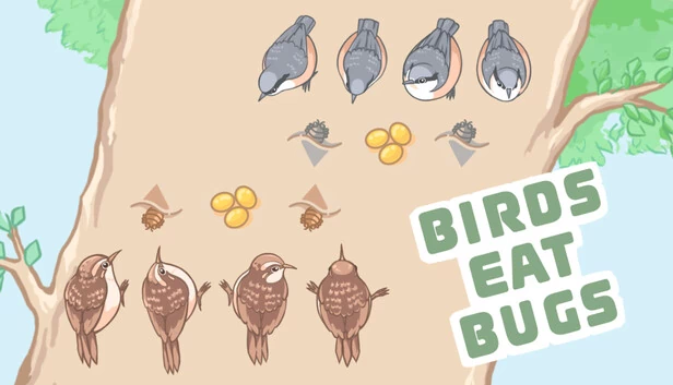 鸟吃虫（Birds Eat Bugs） 游戏封面