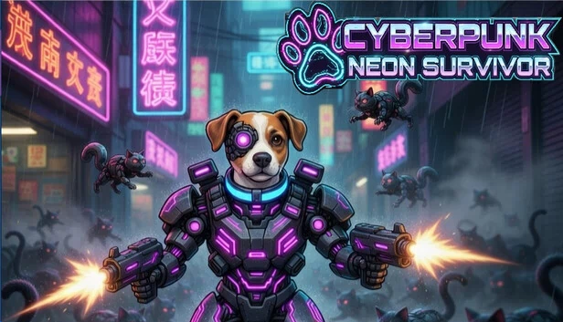 赛博朋克霓虹幸存者（Cyberpunk Neon Survivor） 游戏封面