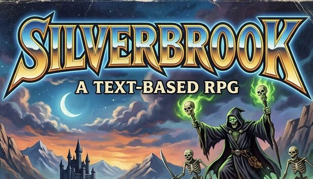 银溪镇：文字角色扮演游戏（Silverbrook: a Text-Based RPG） 游戏封面
