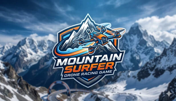 山地冲浪无人机竞速游戏（Mountain Surfer Drone Racing Game） 游戏封面