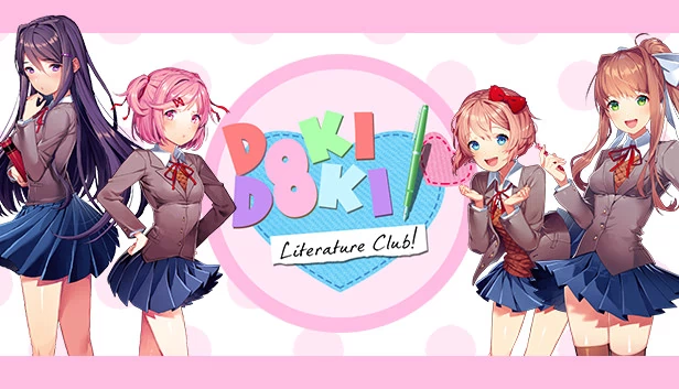心跳文学部！（Doki Doki Literature Club!） 游戏封面