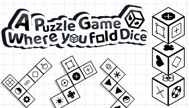 折叠骰子解谜游戏（A Puzzle game where you fold Dice） 游戏封面