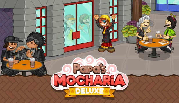老爹摩卡店豪华版(Papa's Mocharia Deluxe) 游戏封面
