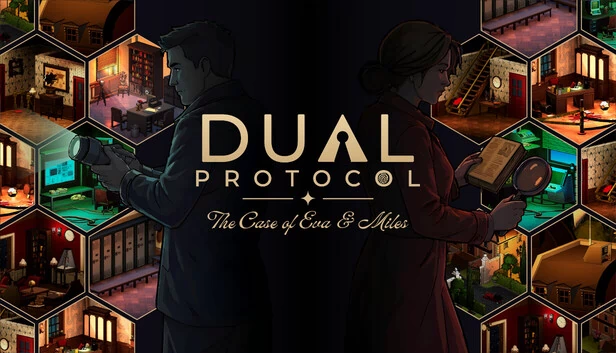 双重协议：伊娃与迈尔斯案（DUAL PROTOCOL: The Case of Eva & Miles） 游戏封面