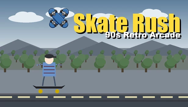 滑板冲刺：90年代复古街机（Skate Rush: 90s Retro Arcade） 游戏封面