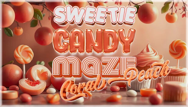 甜心糖果迷宫:珊瑚桃(Sweetie Candy Maze: Coral Peach) 游戏封面