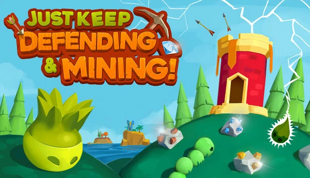 只管防守与采矿（Just Keep Defending And Mining） 游戏封面