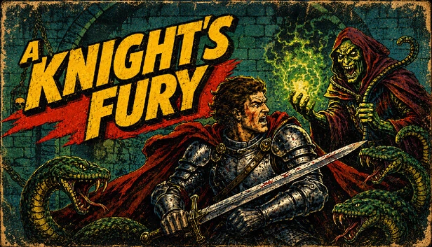 骑士之怒：毒液地牢（A Knight's Fury - The Vaults of Venom） 游戏封面