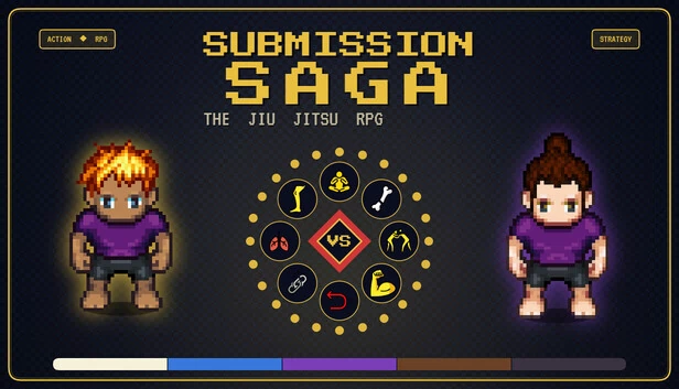 降服传说：柔术角色扮演游戏（Submission Saga: The Jiu Jitsu RPG） 游戏封面