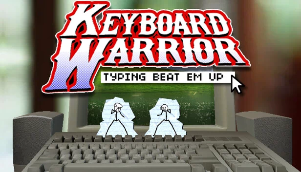 键盘战士火柴人 - 打字清版动作游戏（Keyboard Warrior Stickman - Typing Beat Em Up） 游戏封面
