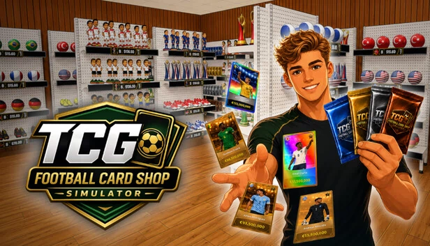 TCG足球卡牌商店模拟器（TCG Football Card Shop Simulator） 游戏封面