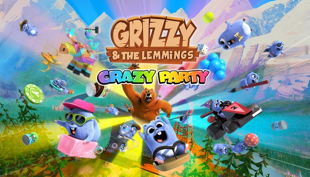 Grizzy和旅鼠 - 疯狂派对（Grizzy and the Lemmings - Crazy Party） 游戏封面