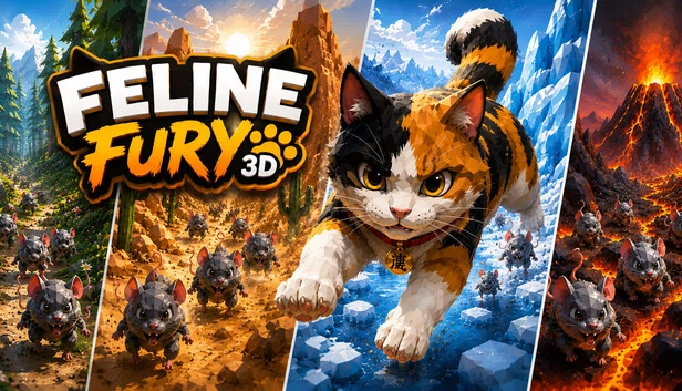 猫咪狂怒 3D（Feline Fury 3D） 游戏封面