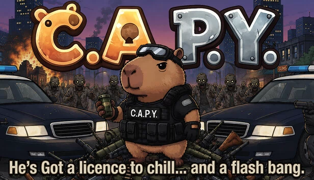 C.A.P.Y. 他拥有冷静执照……和闪光弹（C.A.P.Y. He's got a licence to chill... and a flashbang） 游戏封面