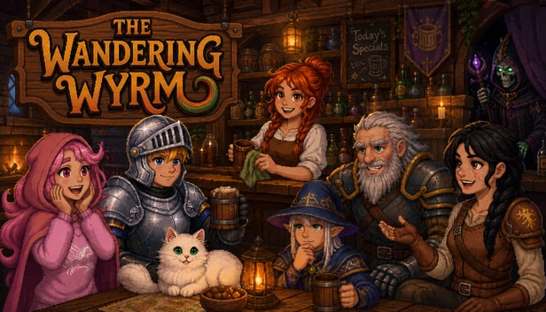 流浪巨蟒（The Wandering Wyrm） 游戏封面