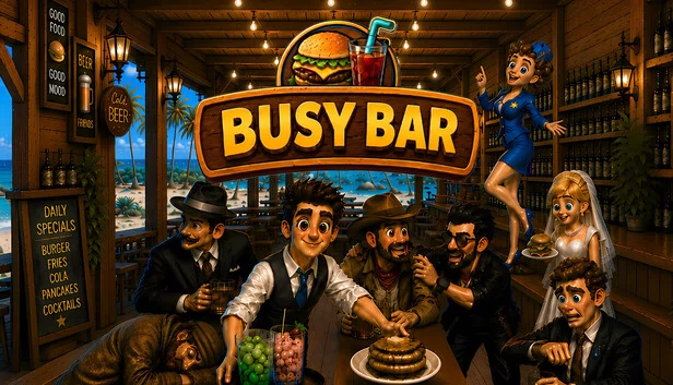 忙碌酒吧 - 世界巡回（Busy Bar - World Tour） 游戏封面