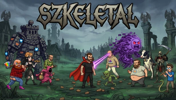 SZKELETAL：雌激素德古拉的土豆饥渴（SZKELETAL: Estrogen Dracul's Potato Hunger） 游戏封面