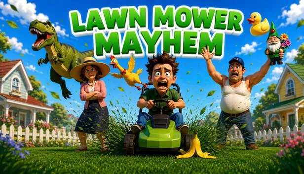 割草机大混乱（Lawn Mower Mayhem） 游戏封面