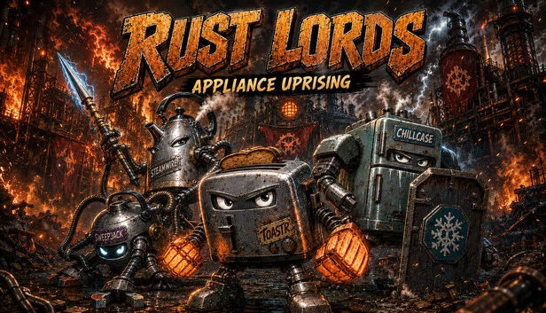 锈迹领主：家电起义（Rust Lords: Appliance Uprising） 游戏封面