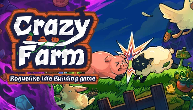 疯狂农场:Roguelike 放置建造游戏(Crazy Farm: Roguelike Idle Building Game) 游戏封面