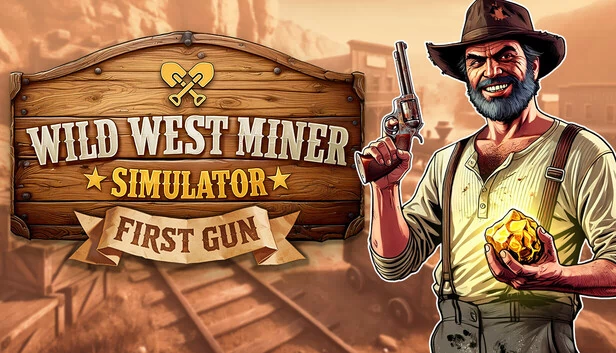 狂野西部矿工模拟器：第一把枪（Wild West Miner Simulator: First Gun） 游戏封面