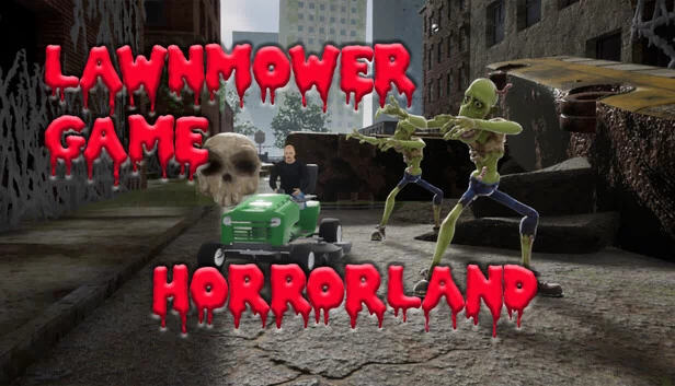 割草机游戏:恐怖之地(Lawnmower Game Horrorland) 游戏封面