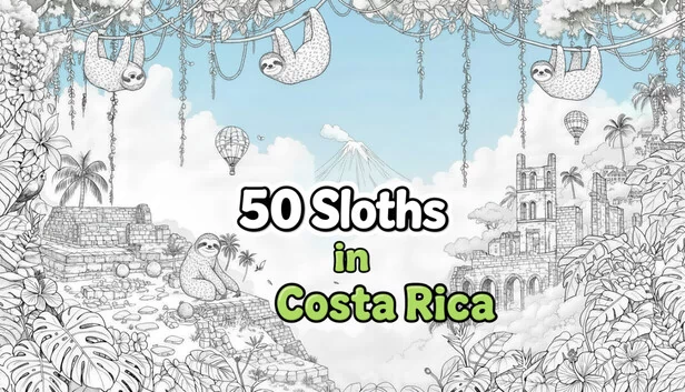 哥斯达黎加的50只树懒（50 Sloths in Costa Rica） 游戏封面